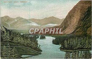 Carte Postale Ancienne Bow River Banff Canada