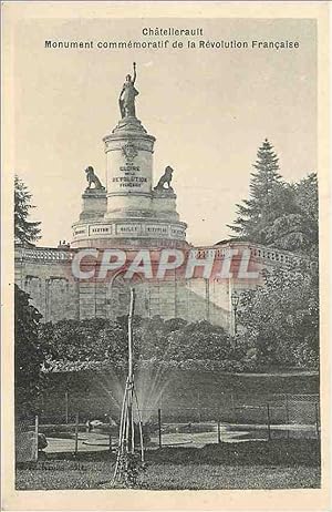 Image du vendeur pour Carte Postale Ancienne Chatellerault Monument commemoratif de la Revolution franaise mis en vente par CPAPHIL