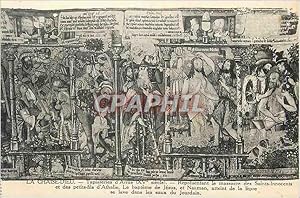 Seller image for Carte Postale Ancienne La Chaise Dieu Tapisseries d'Arras (XVe Siecle) Massacre des Saints Innocents et des petits fils d'Athalie for sale by CPAPHIL