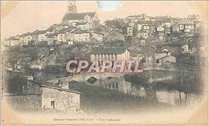 Carte Postale Ancienne Haute Vienne Bellac vue générale