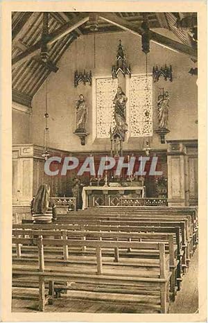 Carte Postale Ancienne Meung sur loire école normale libre intérieur de la chapelle