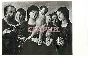 Bild des Verkufers fr Carte Postale Ancienne 14839 torino galleria sabauda la vergina col figlio e santi (andrea mantegna) zum Verkauf von CPAPHIL