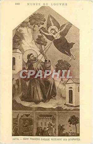 Seller image for Carte Postale Ancienne Giotto saint frencois d assise recevant les stigmates for sale by CPAPHIL