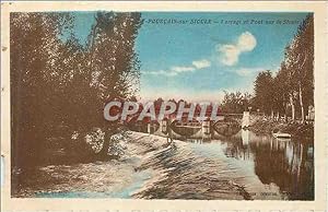 Carte Postale Ancienne Pourcain sur sioule l arrage et pont sur la sioule