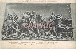 Imagen del vendedor de Carte Postale Ancienne Relief du Monument Bataille de Saint Prival 18 Aout 1870 Militaria a la venta por CPAPHIL