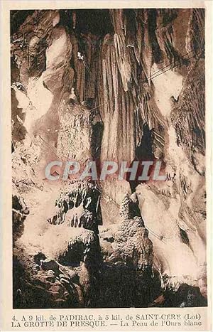 Immagine del venditore per Carte Postale Ancienne 2 a 9 kil de padirac a 5 kil de saint cere(lot) la grotte de presque la peau de l ours blanc venduto da CPAPHIL