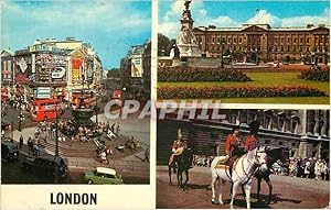 Bild des Verkufers fr Carte Postale Moderne London Piccadilly Circus Buckingham Palace HM The Queen And HRH Prince Philip zum Verkauf von CPAPHIL