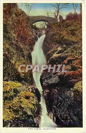 Carte Postale Ancienne Aira Force Ullswater Greetings from Lakeland