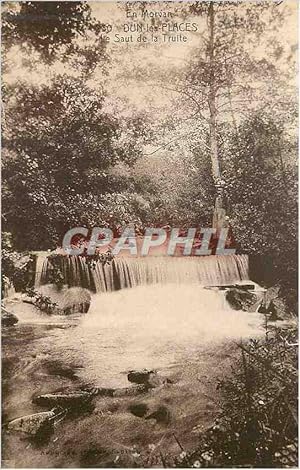 Carte Postale Ancienne En morvan 230 dun les places le saut de la truite