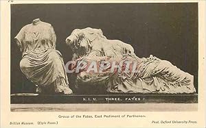 Carte Postale Ancienne Group of the Fates East Pediment of Parthenon British Museum