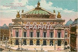 Image du vendeur pour Carte Postale Ancienne Paris L'Opera Academie Nationale de Musique mis en vente par CPAPHIL