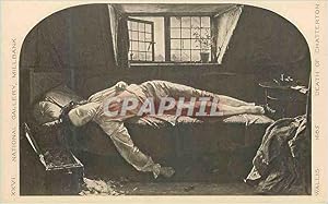 Image du vendeur pour Carte Postale Ancienne National Gallery Millbank Wallis 1685 Death of Chatterton mis en vente par CPAPHIL