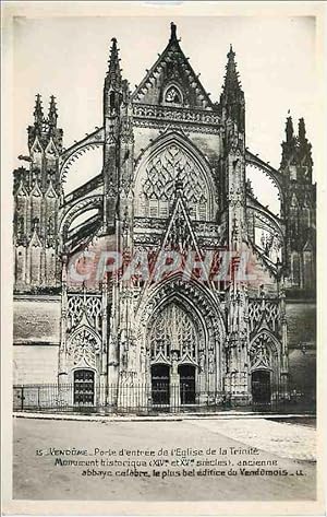 Carte Postale Moderne 15 vendome porte d entrée de l église de la trinite monument historique(xiv...