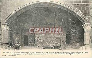 Bild des Verkufers fr Carte Postale Ancienne le Puy le Porche Saint Jean de la Cathdrale zum Verkauf von CPAPHIL