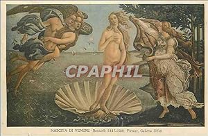 Bild des Verkufers fr Carte Postale Ancienne Nascita Di Venere Botticelli (1447 1580) Firenze Galleria Uffizi zum Verkauf von CPAPHIL