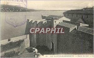 Carte Postale Ancienne 19 île sainte marguerrite entrée du fort
