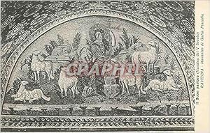 Bild des Verkufers fr Carte Postale Ancienne Ravenna Buon Pastore (Musaico del V Secolo) Mausoleo di Galla Placidia zum Verkauf von CPAPHIL