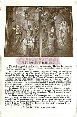 Bild des Verkufers fr Carte Postale Ancienne Le Miracle des Trois Epis La mort zum Verkauf von CPAPHIL