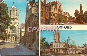 Carte Postale Moderne Oxford Balliol College and Martyrs' Memorial Tom Tower Christ Church Botani...