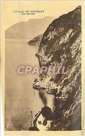 Bild des Verkufers fr Carte Postale Ancienne Lac du Bourget en Savoie zum Verkauf von CPAPHIL