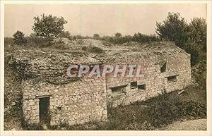 Carte Postale Ancienne Fort de Vaux Coffre simple Defendant l'Entrée Nord Est du Fort Militaria