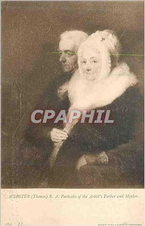 Immagine del venditore per Carte Postale Ancienne Webster (thomas) r a portraits of the artist s father and mother Tate Gallery London venduto da CPAPHIL