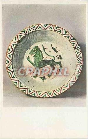 Carte Postale Moderne Glazed Earthenware Bowl Spanish (Teruel) XVI Centuryc the Metropolitan Muse...