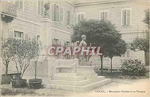 Carte Postale Ancienne Vesoul Monument Gerome et sa Tanagra