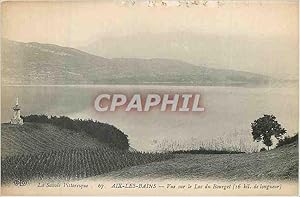 Imagen del vendedor de Carte Postale Ancienne La savoie pittoresque 67 aix les bains vue sur le lac du bourget(16 kil de longueur) a la venta por CPAPHIL
