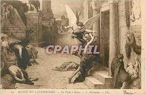 Seller image for Carte Postale Ancienne 19 musee du luxembourg la peste a rome Delaunay for sale by CPAPHIL