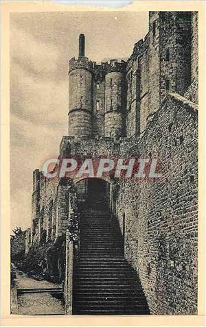 Seller image for Carte Postale Ancienne 9 abbaye du mont st michel le grand degre et le chatelet for sale by CPAPHIL