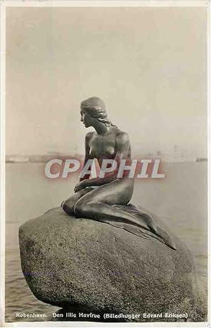 Bild des Verkufers fr Carte Postale Moderne Copenhagen the Little Mermald (Sculptor Edvar Eriksen) zum Verkauf von CPAPHIL