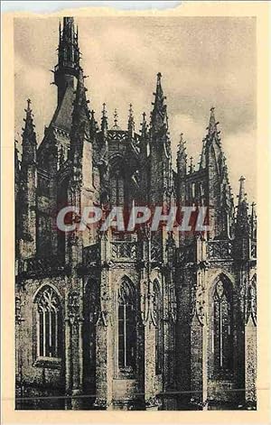 Image du vendeur pour Carte Postale Ancienne 19 abbaye du mont st michel chevet de l glise abbatiale mis en vente par CPAPHIL