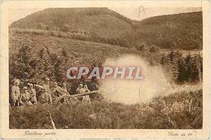 Image du vendeur pour Carte Postale Ancienne Artillerie Portee Piece au Tir Militaria mis en vente par CPAPHIL