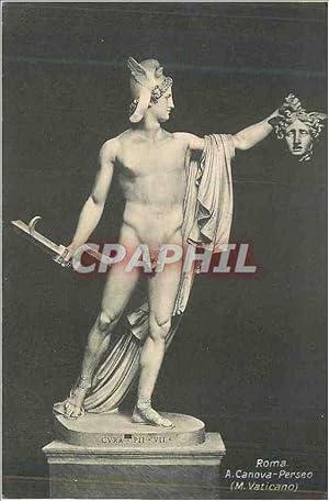 Bild des Verkufers fr Carte Postale Ancienne Roma A Canova perseo (M Vaticano) zum Verkauf von CPAPHIL