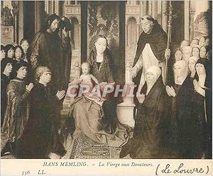 Image du vendeur pour Carte Postale Ancienne Hans Memling La Vierge aux Donateurs (Le Louvre) mis en vente par CPAPHIL