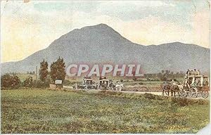 Carte Postale Ancienne Caleche Chevaux