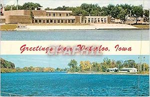 Carte Postale Moderne Recreation and arts center Cedar River Waterloo Iowa