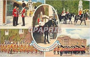 Seller image for Carte Postale Moderne Pageantry of London Changing Guard Yeomen of the Guard Queen's Life Guards Scots Guards Band Militaria for sale by CPAPHIL
