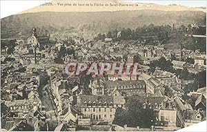 Bild des Verkufers fr Carte Postale Ancienne Lisieux vue prise du haut de la fleche de Saint Pierre zum Verkauf von CPAPHIL