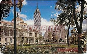 Carte Postale Moderne Place of Fine Arts and Latin American Tower Mexico D F