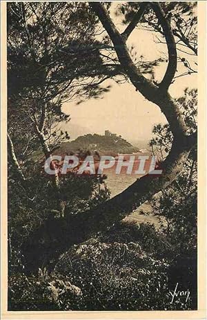 Imagen del vendedor de Carte Postale Ancienne La douce france 176 cote d azur la cap ferrat vu a travers les pins d alep a la venta por CPAPHIL