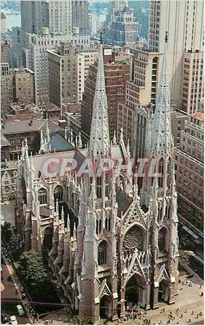 Bild des Verkufers fr Carte Postale Moderne St Patrick's Cathedral in New York City zum Verkauf von CPAPHIL