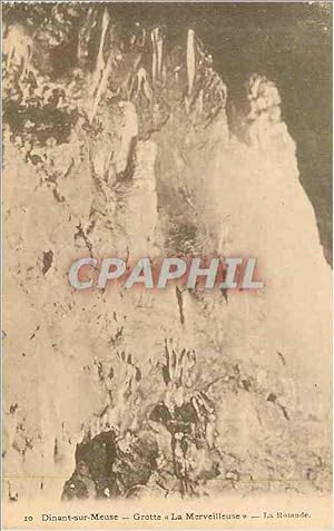 Carte Postale Ancienne Dinant sur Meuse Grotte la Merveilleuse la Rotonde