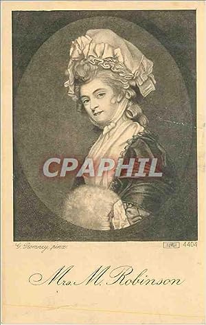 Seller image for Carte Postale Ancienne Mrs M Robinson Romney Pinx for sale by CPAPHIL