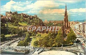 Image du vendeur pour Carte Postale Moderne Princes Street and the Scott Monument Edinburgh mis en vente par CPAPHIL