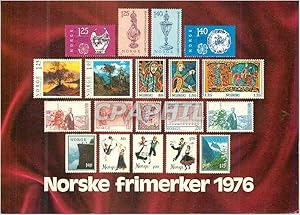 Carte Postale Moderne Norske Frimerker 1976