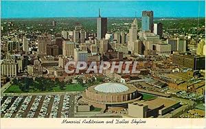 Carte Postale Moderne Memorial Auditorium and Dallas Skyline Texas