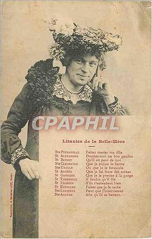 Seller image for Carte Postale Ancienne Litanies de la Belle Mere for sale by CPAPHIL