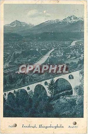 Bild des Verkufers fr Carte Postale Ancienne Innbruck Hungerburgbahn und zuruck zum Verkauf von CPAPHIL